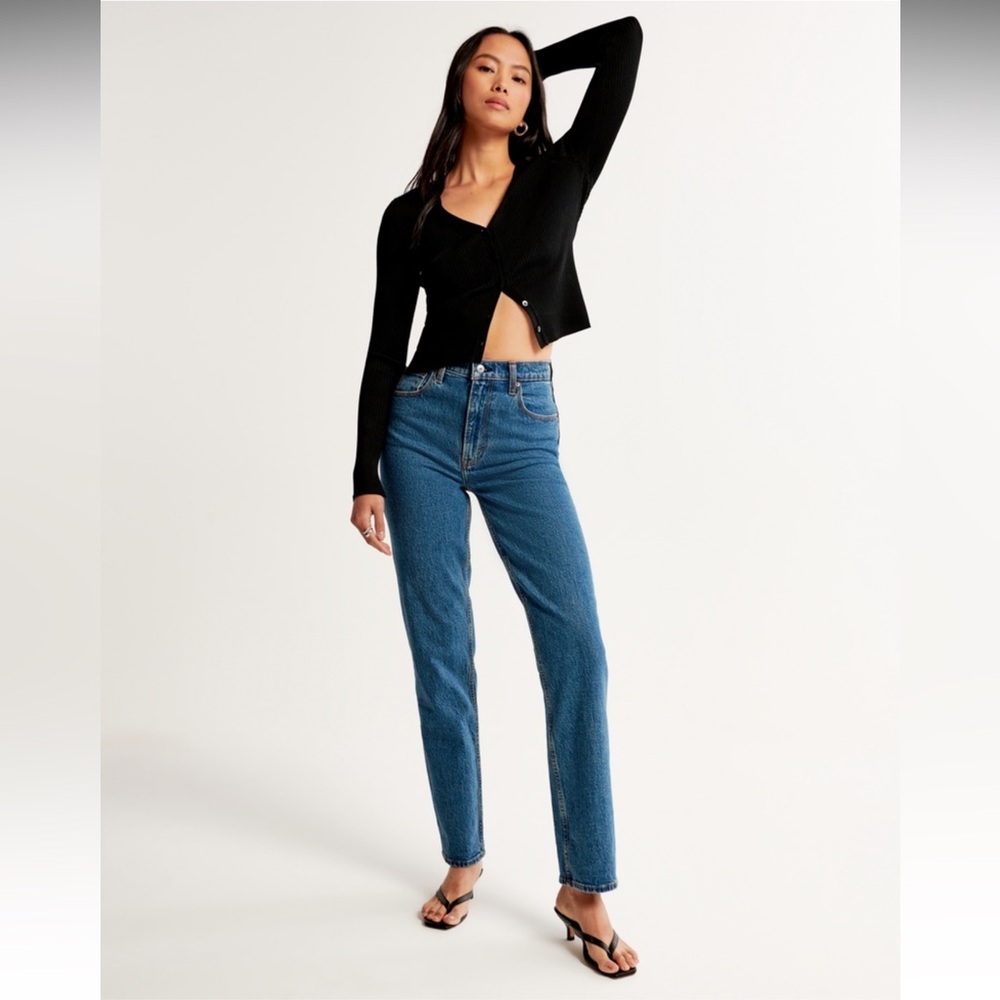 Abercrombie 90’s straight ultra high rise